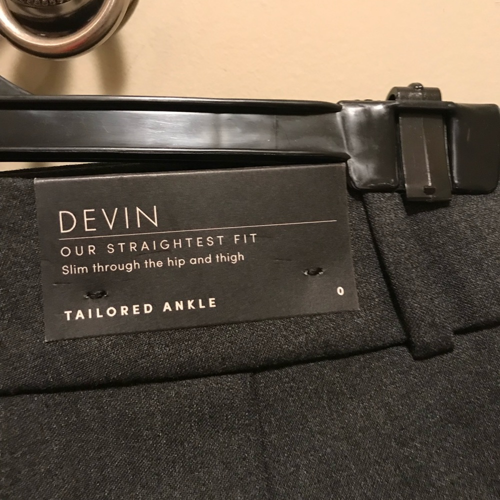 NWT Ann Taylor Devin charcoal slacks.